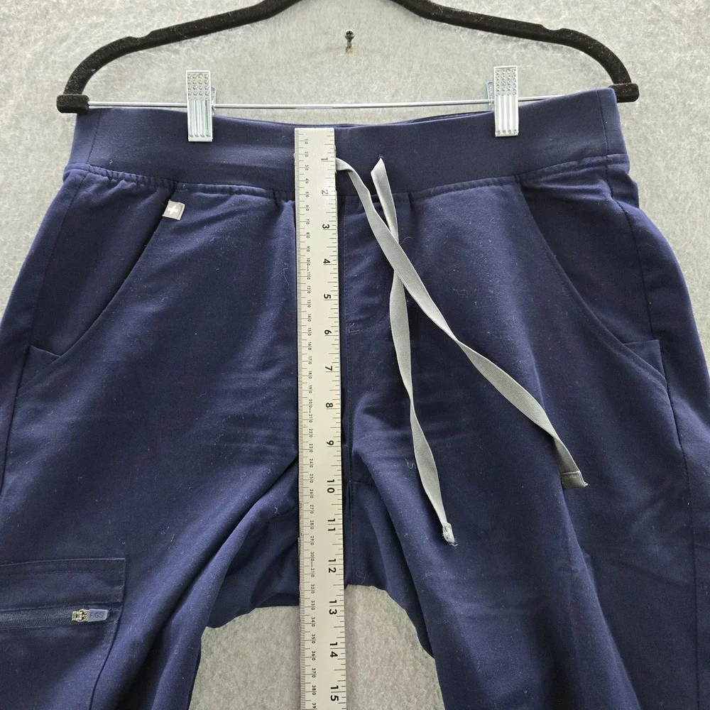 FIGS Women Scrub Pants S Blue Jogger Zamora Zipper PO#3641 29